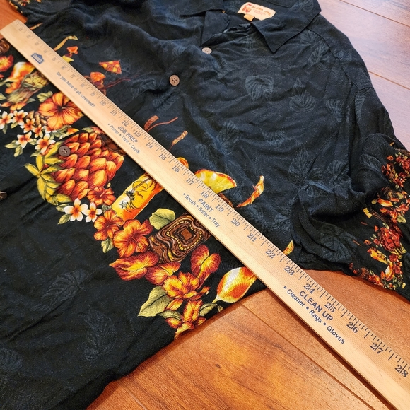 Aloha Joe Hawaiian Shirts Cocktail Print Short Sleeve Shirt  Size L - Picture 6 of 8